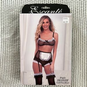 Brand new in box Private house maid lingerie set.